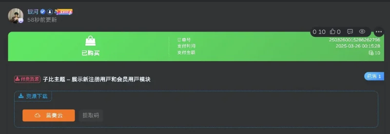 子比美化 - 添加独立下载页面-银河笔记
