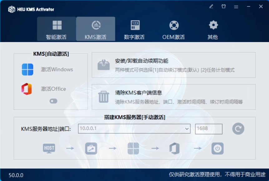 Windows/Office全能激活工具 | HEU KMS Activator - 银河笔记-银河笔记